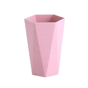小麥漱口杯粉彩六角形