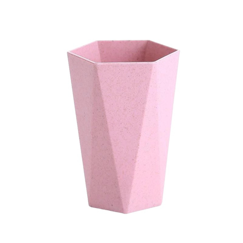 小麥漱口杯粉彩六角形