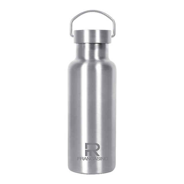 【弗南希諾】真空運動保溫杯(500ml)不鏽鋼原色(FR-1595)