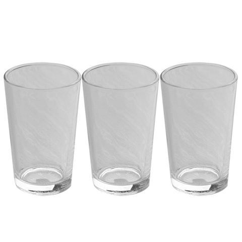 玻璃杯 水杯 啤酒杯3入組