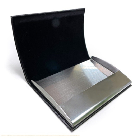 PU皮不鏽鋼名片盒