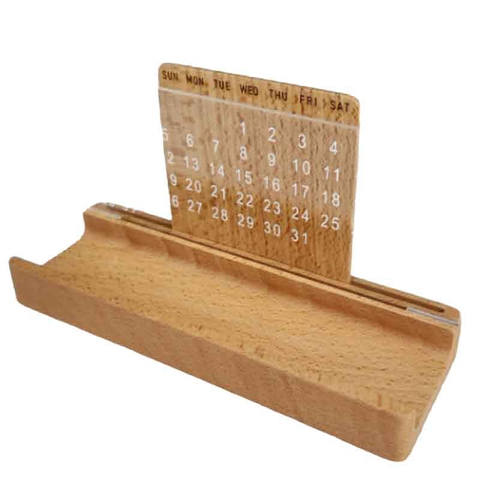 雅楓原木萬年曆